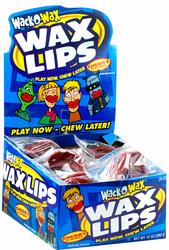 Wack-O-Wax Lips Candy - 24CT Box