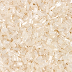 White Sparkling Coarse Sugar Crystals - 11 oz Jar