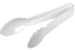 White Plastic 7.5-Inch Candy Tong