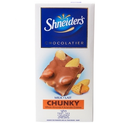 Shneider's Milk Chocolate Chunky Almond Chocolate Bar