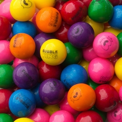 Bubble Gum Balls Printed with Bubble King Logo
