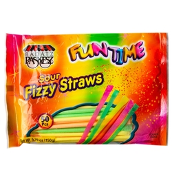 Fizzy Candy Straws - 50CT Bag