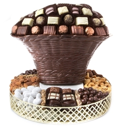 Dark Chocolate Gift Basket - Oval