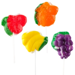 Assorted Fruit Lollipops - 15 CT