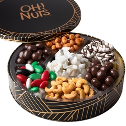 Oh! Nuts Gourmet Chocolate Round Gift Tin