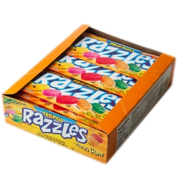 Razzles Tropical Candy Gum - 24CT Box