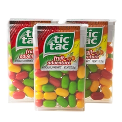 Tic Tac Fruit Adventure Mint Candy Dispensers - 12CT