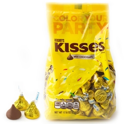 Yellow Hershey's Kisses - 17.6oz Bag