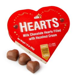 Elite Dairy Hazelnut Truffles Heart Gift Box