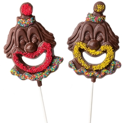 Jolly Clown Dark Belgian Chocolate Pop