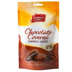 Passover Chocolate Covered Sandwich Cookies - 4.5oz Bag