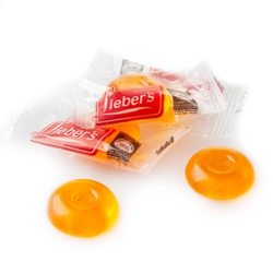 Passover Sugarless Hard Candy Discs - Orange