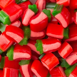 Fini Kosher Strawberry Mania Licorice Gummies - 1.1 LB Bag