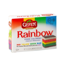 Passover Rainbow Food Coloring