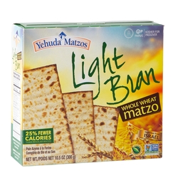 Light Bran Whole Wheat Passover Matzo