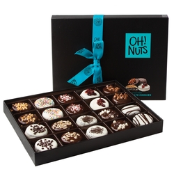 Handmade Chocolate Cookie Gift Box - 10 Variety / 20 CT