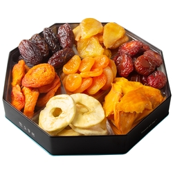 Oh! Nuts 7 Section Assorted Dried Fruits Gift Tin