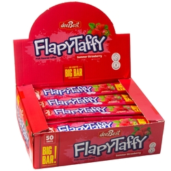 Strawberry Flapy Taffy - 50CT Box