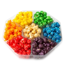 7-Section Candy Coated Popcorn Sampler Tray
