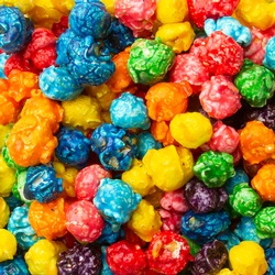 Rainbow Assorted Candy Coated Popcorn