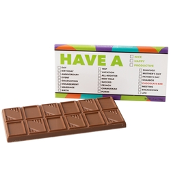 'Have A....' List Humor Chocolate Bar Favor