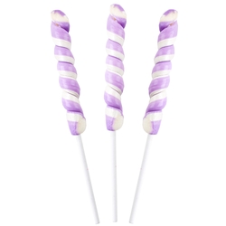 Mini Lavender & White Unicorn Lollipops - 24CT