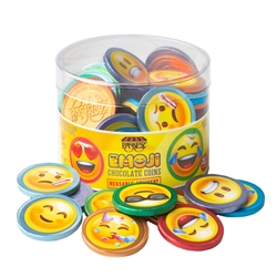 Nut-Free Chanukkah Emoji Chocolate Coins
