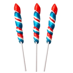 Mini Patriotic Unicorn Lollipops - 24CT