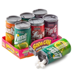 Soda Can Fizzy Candy - 12CT Box