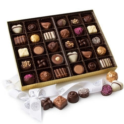 Oh! Nuts Gourmet Non-Dairy Chocolate Truffle Gift Box - 30CT