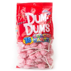 Bubble Gum Dum Dum Pops - 75CT