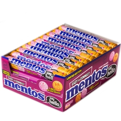 Mentos 'Say Hello' Candy Rolls - 40CT Case