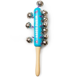 Wooden Wood Gragger With Bells