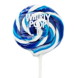 Royal Blue & White Swirl Whirly Pops