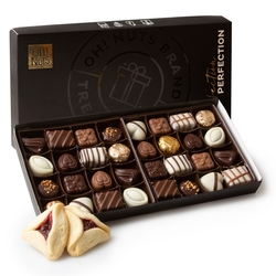 Sweet Dream - 32 Chocolate Truffles  Hamantaschen Purim Mishloach Maos Gift Box