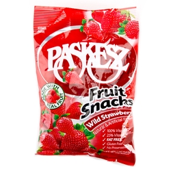 Paskesz Fruit Snacks - Wild Strawberry - 5oz Bag