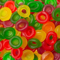 Passover Sour Jelly Rings - 8 oz Bag