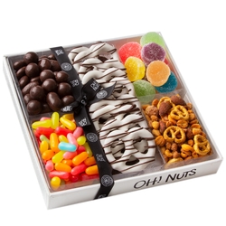 Thumbs Up - Candy & Chocolate Purim Gift Tray Mishloach Manos
