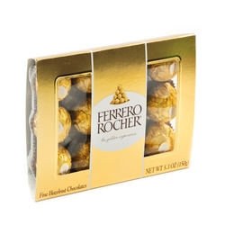 Ferrero Rocher Chocolate Truffle Gift Box - 12 Pc.