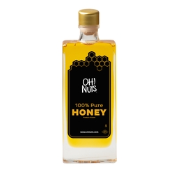 Rosh Hashanah Petite Stylish Square Holiday Gift Honey Bottle