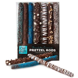 Baby Boy Chocolate Covered Pretzel Rods Gift Box