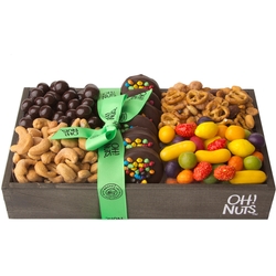 Purim Small Wooden Chocolate Gift Tray Mishloach Manos