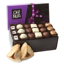 Oh! Nuts Purim Gift Box with Grape Juice