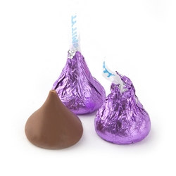 Purple Hershey's Kisses Birthday - 7oz Bag