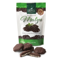 Passover Dark Chocolate Mint Matzos Pouch - 5.5oz Bag