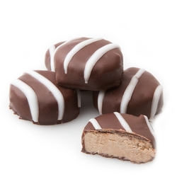Passover Chocolate Mousse White Drizzle Truffles