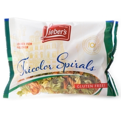 Passover Gluten Free Tricolor Spirals - 9oz Bag