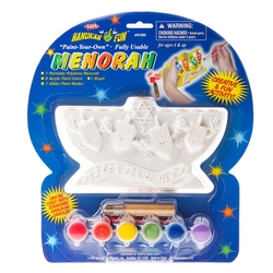 Paint Your Own Real Menorah - Front
