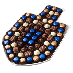 Hanukkah Dreidel Chocolate X-Large Gift Basket