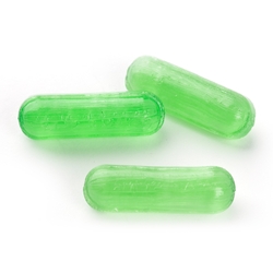 Green Apple Rods Wrapped Hard Candy